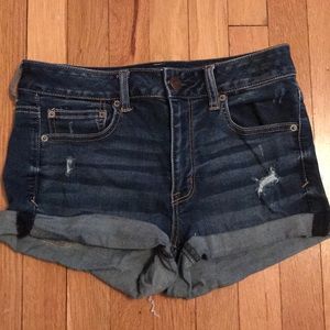 High-waisted American eagle shorts- Super Stretch